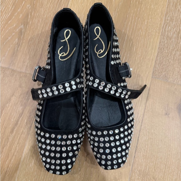Sam Edelman Shoes - Sam Edelman Black Studded Flats